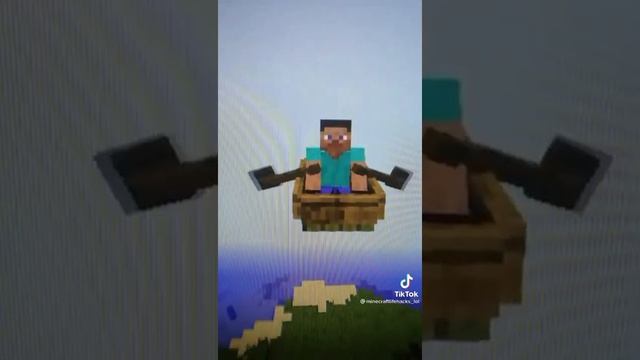 как летать на лодке в майнкрафте. смотреть онлайн