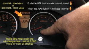 Suzuki Burgman 400: Reset Oil Change Interval - 2007-2016 | Mitch's Scooter Stuff