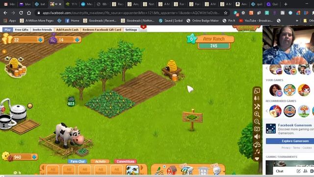 Playing Country Life Meadows on Facebook -- Working through the tutorial смотреть онлайн