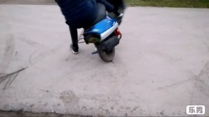 Как научиться стантить на скутере