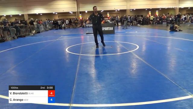 100 Lbs Prelims - Vincent Biondoletti, Gladiators Wrestling Vs Carlos Arango, New York Ac66 смотреть онлайн