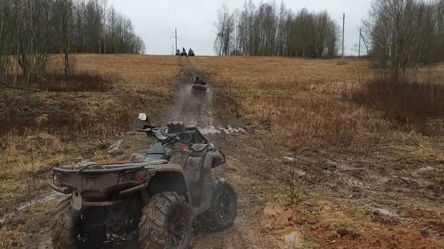 Квадро пробег в 110км поездка домой CAN AM TEAM & CFMOTO X5 Часть 2я смотреть онлайн