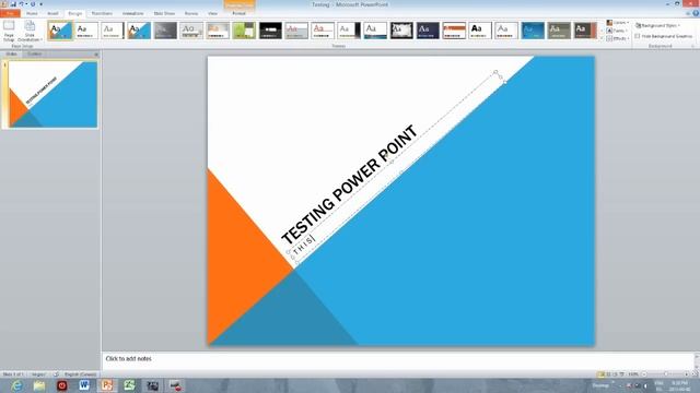 Power Point 2010 | Change slide size From 4:3 to 16:9 | Microsoft office 2010 смотреть онлайн