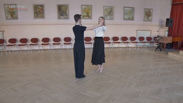 Quickstep For Beginners Lesson 1 | Quarter Turn To Right, Progressive Chasse