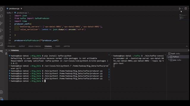 Apache Kafka and Python | Kafka-Python [ 2023 Hands on Tutorial ] смотреть онлайн