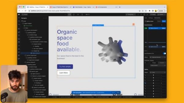 How To Create 3D Website Designs With Webflow and Spline