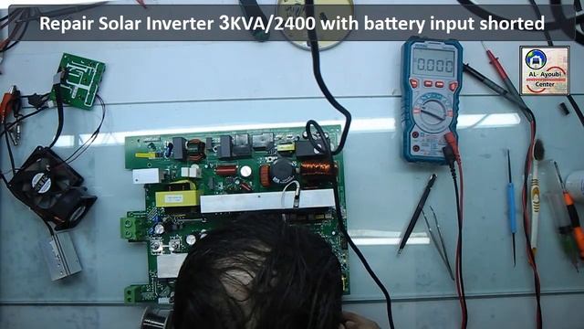 How To Repair Solar Inverter And Charger 3KVA Fault Code (09) And Battery Input Shorted