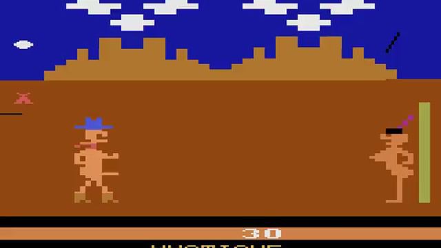 gameplay de Custer's Revenge atari 2600 (+18) смотреть онлайн