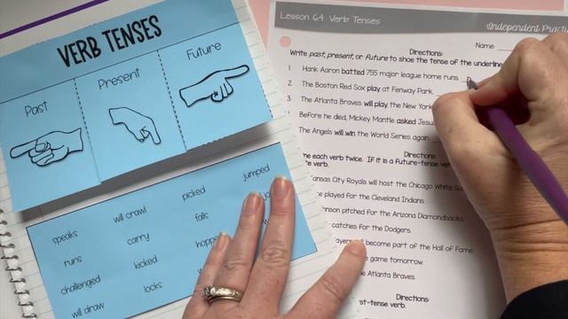 Verb Tenses Activities | 3rd Grade смотреть онлайн