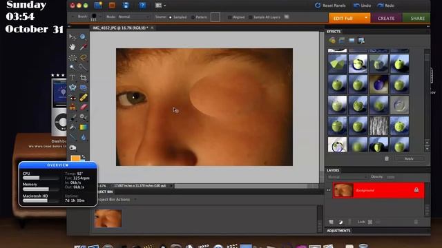 How to get rid of your eye in Photoshop Elements 8 смотреть онлайн