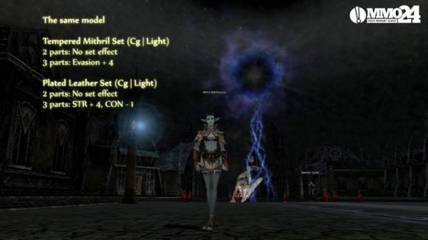 Lineage 2 Classic - Armor sets Spotlight on Dark Elf female model
