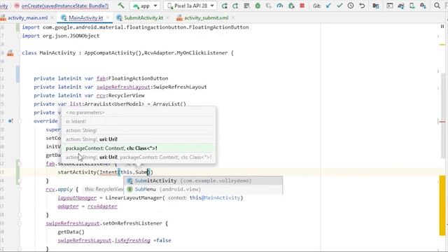 17 - Insert data in Database from Android App using Volley | API Integration in Android смотреть онлайн