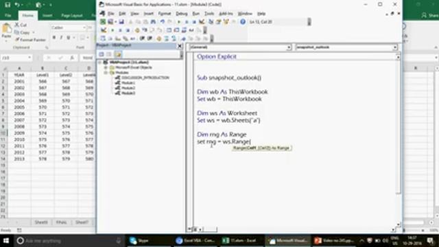 Learn Excel - Video 252 - VBA -How to paste the range as a snapshot in outlook смотреть онлайн