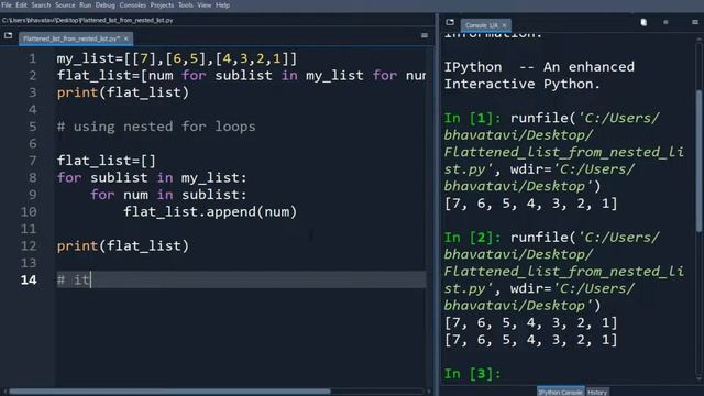 198. Make Flattened List using Nested List in Python with Code || List Comprehension, Lambda, Reduc смотреть онлайн