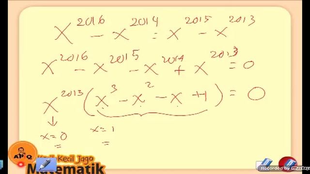 Olimpiade Matematika OSN 2016 Pembahasan Soal 8 смотреть онлайн