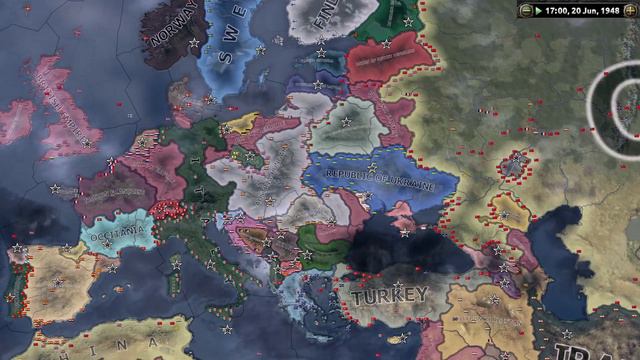 All European Releasables... Released. | Hearts of Iron 4 AI Only Timelapse смотреть онлайн