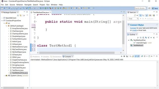 Java Programming Tutorial - 12 - Method As Class member-1 смотреть онлайн