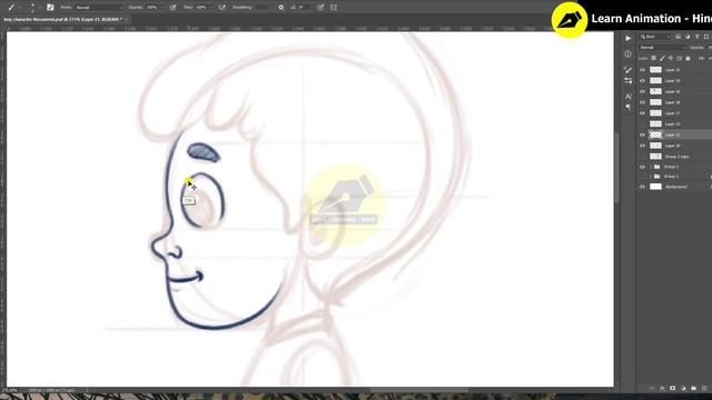 Boy Character Design Model Sheet (Part 3) | Graphic Design | Adobe Photoshop |@LearnAnimationHindi смотреть онлайн