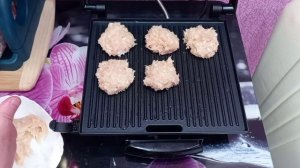 Как приготовить куриные котлеты на электрогриле Tefal | Рецепт куриных котлет