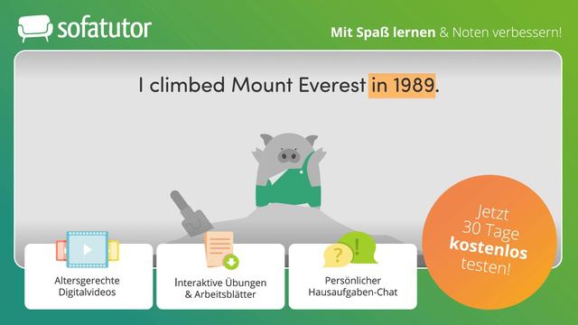 Simple Past: Signalwörter einfach erkennen! смотреть онлайн