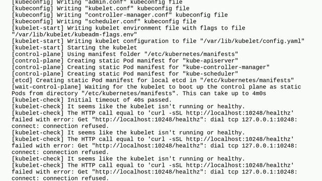 It seems like the kubelet isn't running or healthy. [kubelet-check] The HTTP call equal to 'curl .. смотреть онлайн