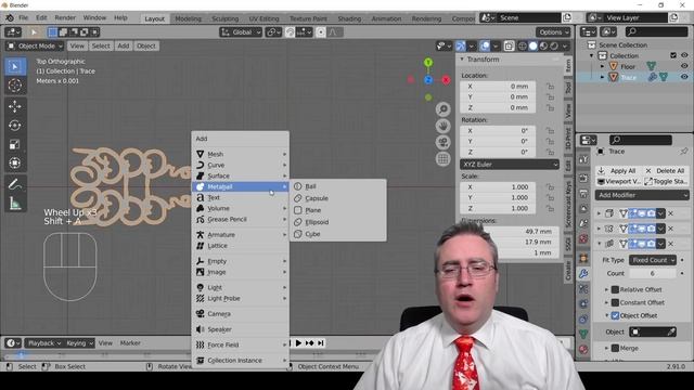 How to make a custom snowflake Christmas ornament in Blender Part 2 смотреть онлайн
