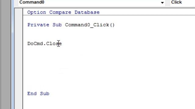 ms-access vba close current form and open another смотреть онлайн