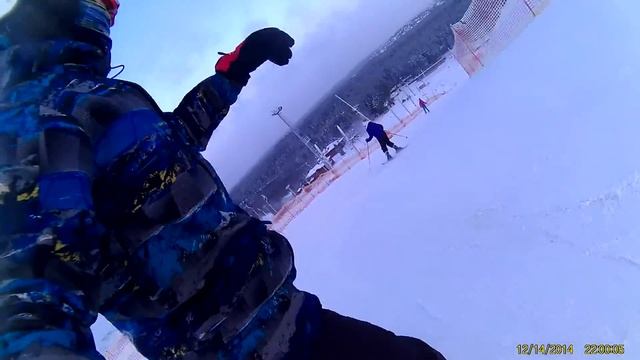 Покатался на сноуборде в " Охта парке" 2016 смотреть онлайн