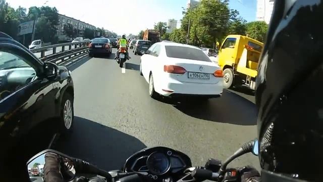 Бло на мото: Прохват до работы спустя 2 месяца езды