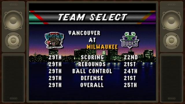 NBA Live 96 (SNES) - Menu Skylines смотреть онлайн