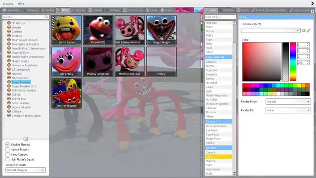 PLAYING AS ALL POPPY PLAYTIME CHAPTER 2 CHARACTERS In Garry's Mod смотреть онлайн