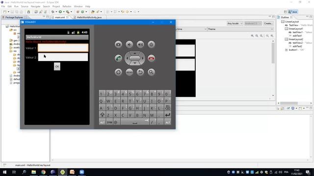 18 - TP12 - Java Android - Afficher un message - Toast смотреть онлайн