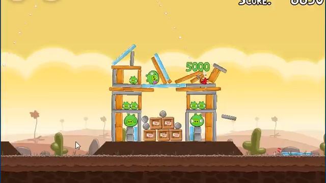 Angry Birds Theme 3 Level 3-5 3 Stars ( Chrome Version ] смотреть онлайн
