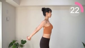 【8分】美しい上半身をつくる✨立ちながらできるエクササイズ?