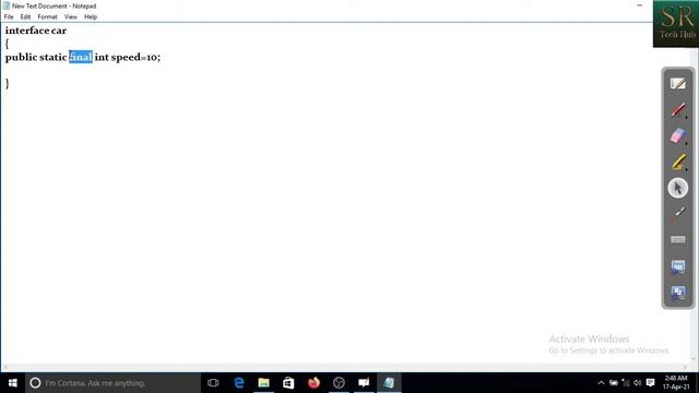 Interface In Java In Hindi | Difference Between Class - Abstract Class - Interface