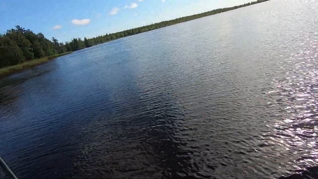 На озеро к окуням и щукам. Кайфанул со спиннингом. смотреть онлайн