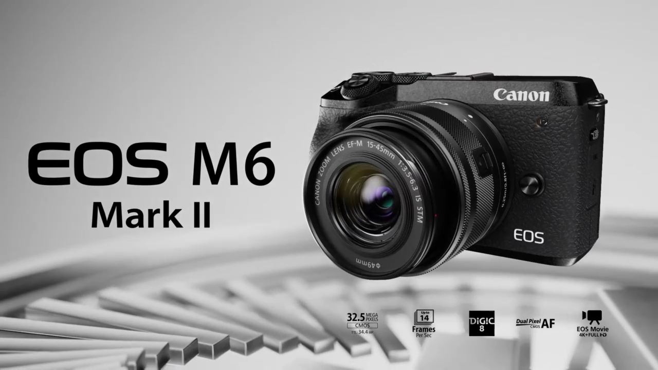 Новая беззеркальная камера Canon EOS M6 Mark II смотреть онлайн