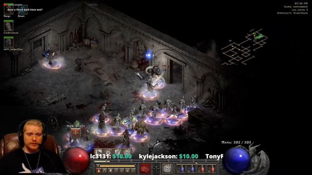 Diablo II Resurrected Leveling My Weird Druid смотреть онлайн