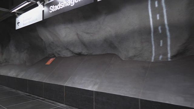 Sweden, Stockholm, Subway Ride From Västra Skogen To Stadshagen
