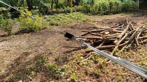 РАСЧИСТКА УЧАСТКА НА ЗАБРОШЕННОЙ ДАЧЕ.  Часть 2.