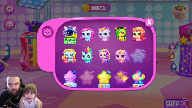 Кира и Папа играют в Kpopsies! Логово единорогов