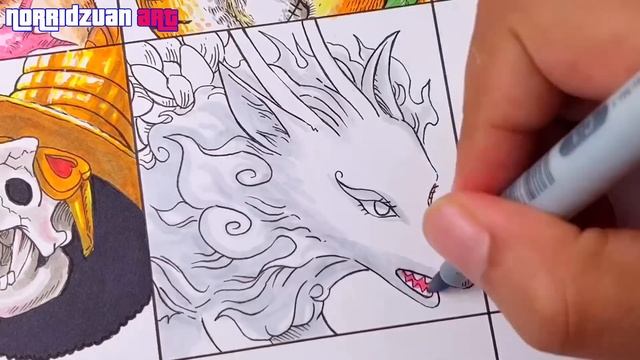 Drawing Straw Hat Pirates as an Animal | One Piece | ワンピース | Part 1 смотреть онлайн
