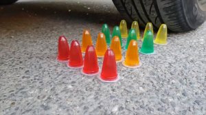 ЭКСПЕРИМЕНТЫ: Раздавили Под Колесом Шприцы, Игрушки, Слайм | Машина АСМР