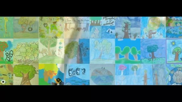 Preview: GIANT banner of 2,629 #kidscareaboutclimatechange drawings (kidscareaboutclimate.org)!! смотреть онлайн