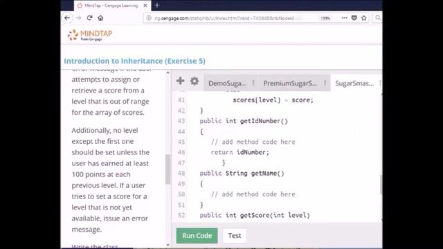 TCH322 Java 2 Unit 10 ex 5 смотреть онлайн