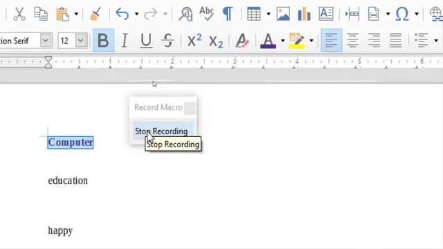 record macros in writer | Run macros in tools menu |libreoffice tools menu |libreoffice kya hai | смотреть онлайн