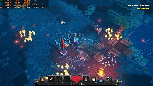 MINECRAFT DUNGEONS Tested on AMD Ryzen 5 5600G | FANCIEST - FASTEST | 1080p - 720p | #minecraft смотреть онлайн