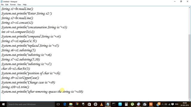 Introduction to String class in java (String methods) смотреть онлайн
