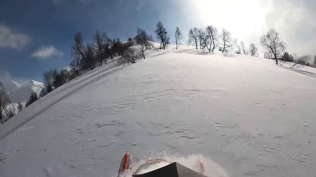 Skidoo Freeride Turbo 2021 in Russia, Arkhyz. Epic snowmobile. смотреть онлайн