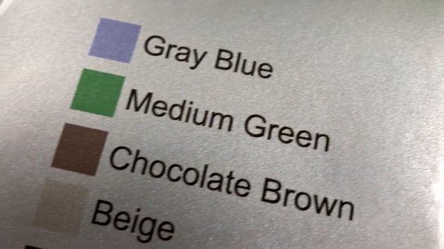 Metallic Silver Decals / Stickers (printed color chart) смотреть онлайн